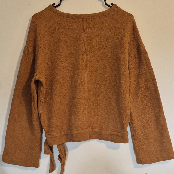 Madewell Women's Tan Wrap Sweater - Picture 2 of 5